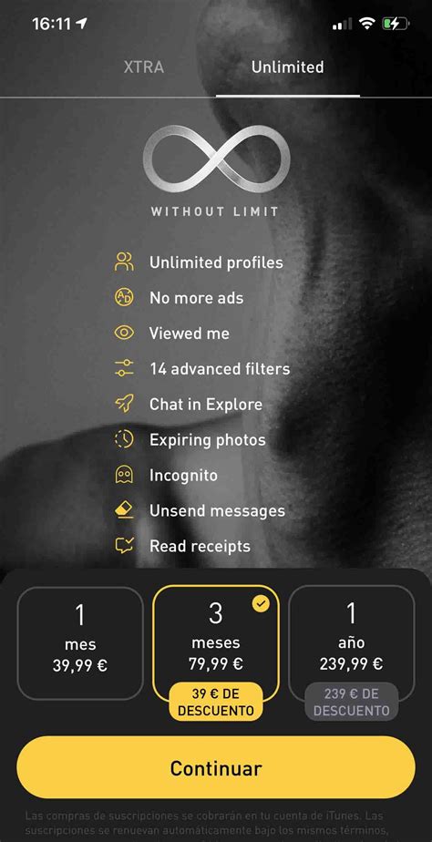 You get no ads, large number of blocks as well. . Grindr unlimited discount